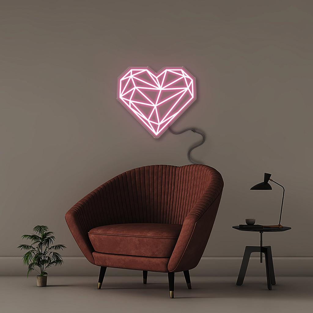 Geometric Heart - Neonific