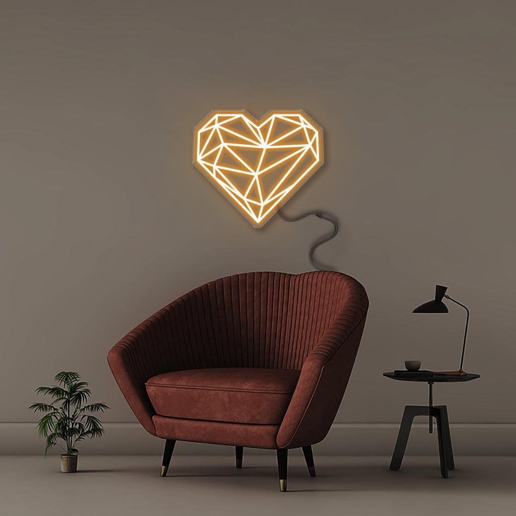 Geometric Heart - Neonific