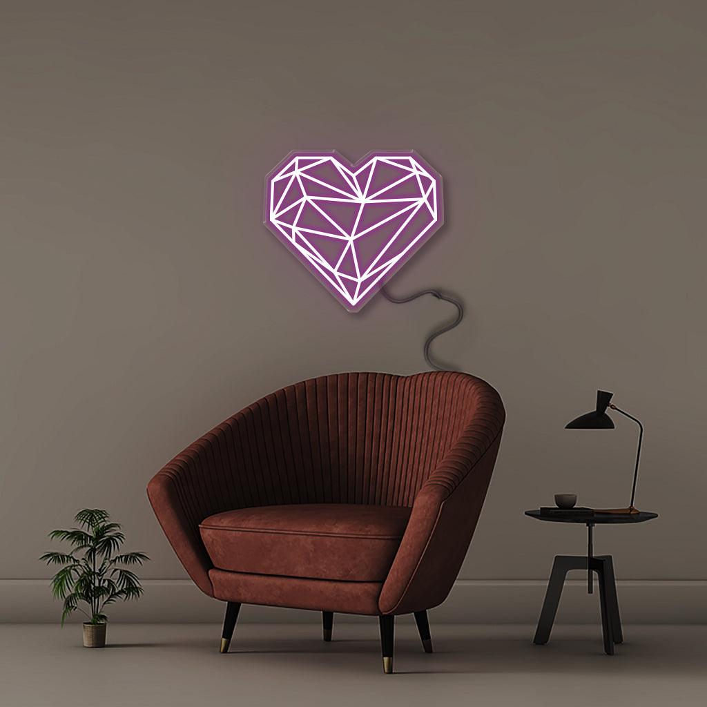 Geometric Heart - Neonific