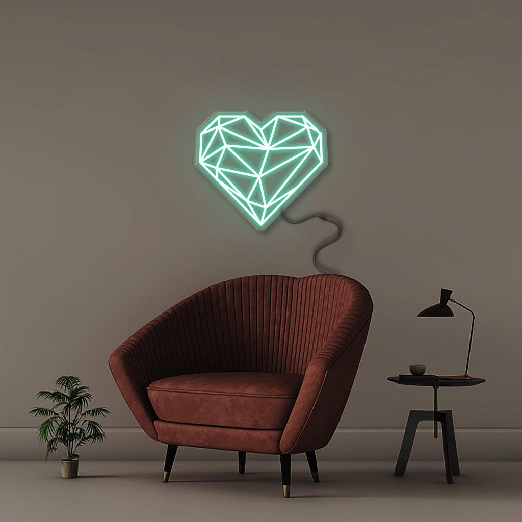 Geometric Heart - Neonific