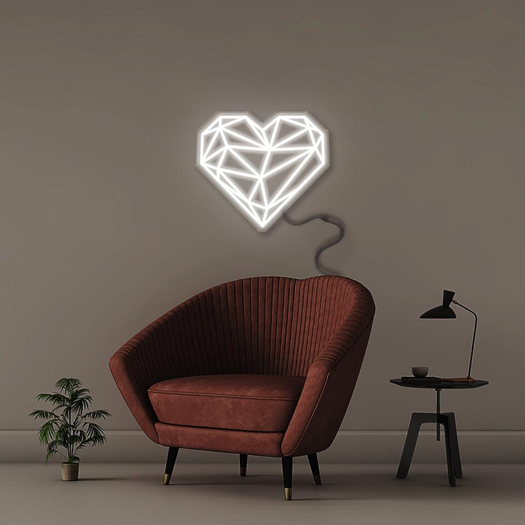 Geometric Heart - Neonific