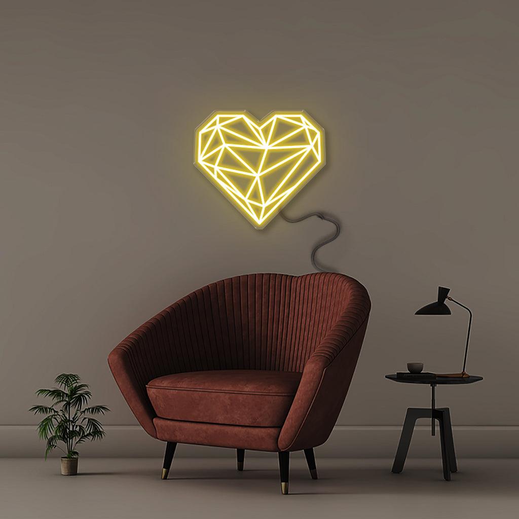 Geometric Heart - Neonific