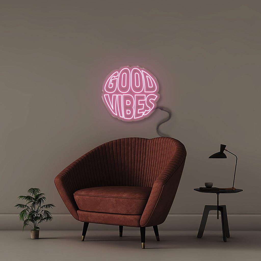 "Good Vibes" Circular - Neonific