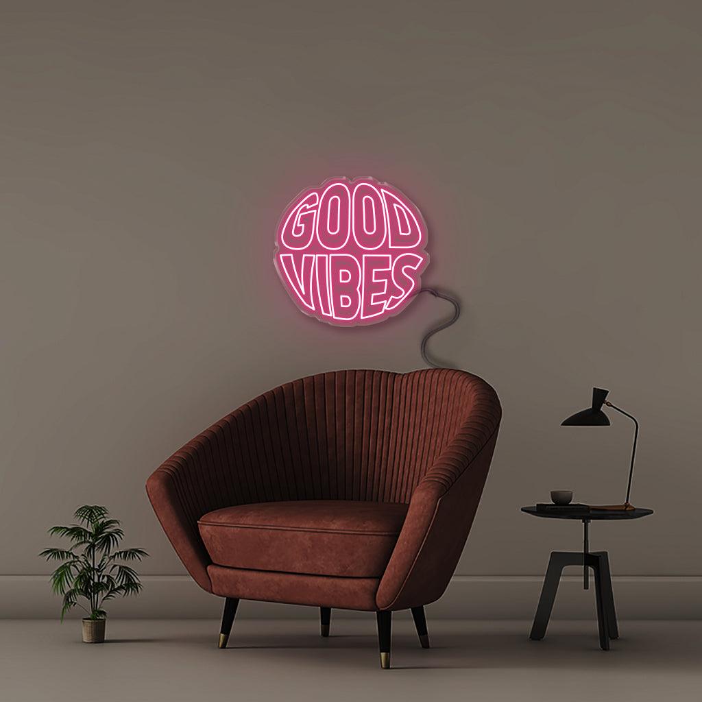 "Good Vibes" Circular - Neonific