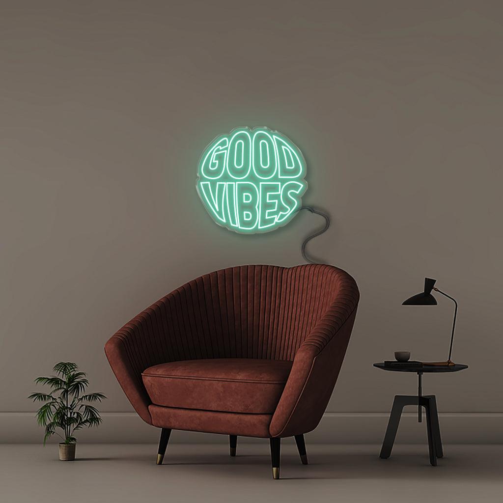 "Good Vibes" Circular - Neonific