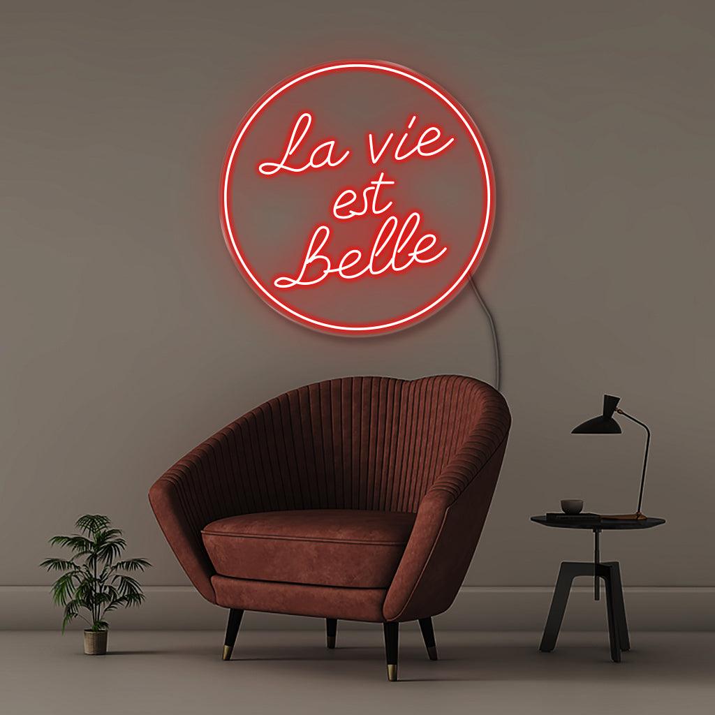 La vie est belle - Neonific