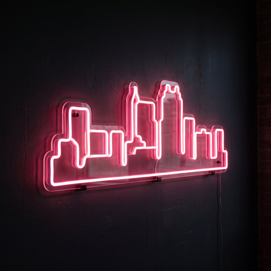 Raleigh Skyline Neon Sign