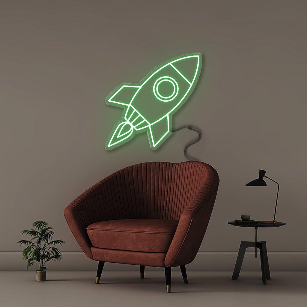 Rocket - Neonific - LED Neon Signs - 50 CM - Blue