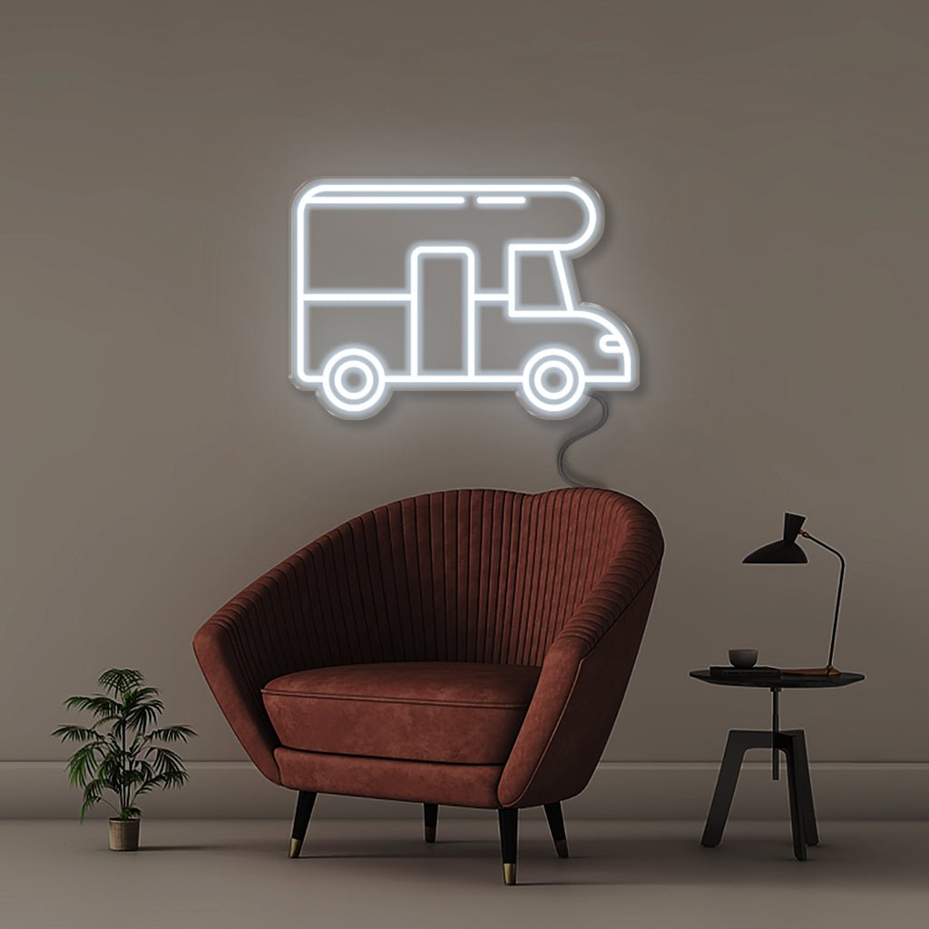 RV Truck - Neonific - LED Neon Signs - 18" (46cm) - Cool White