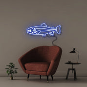 Salmon - Neonific - LED Neon Signs - 50 CM - Blue