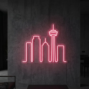 San Antonio Skyline Neon Sign