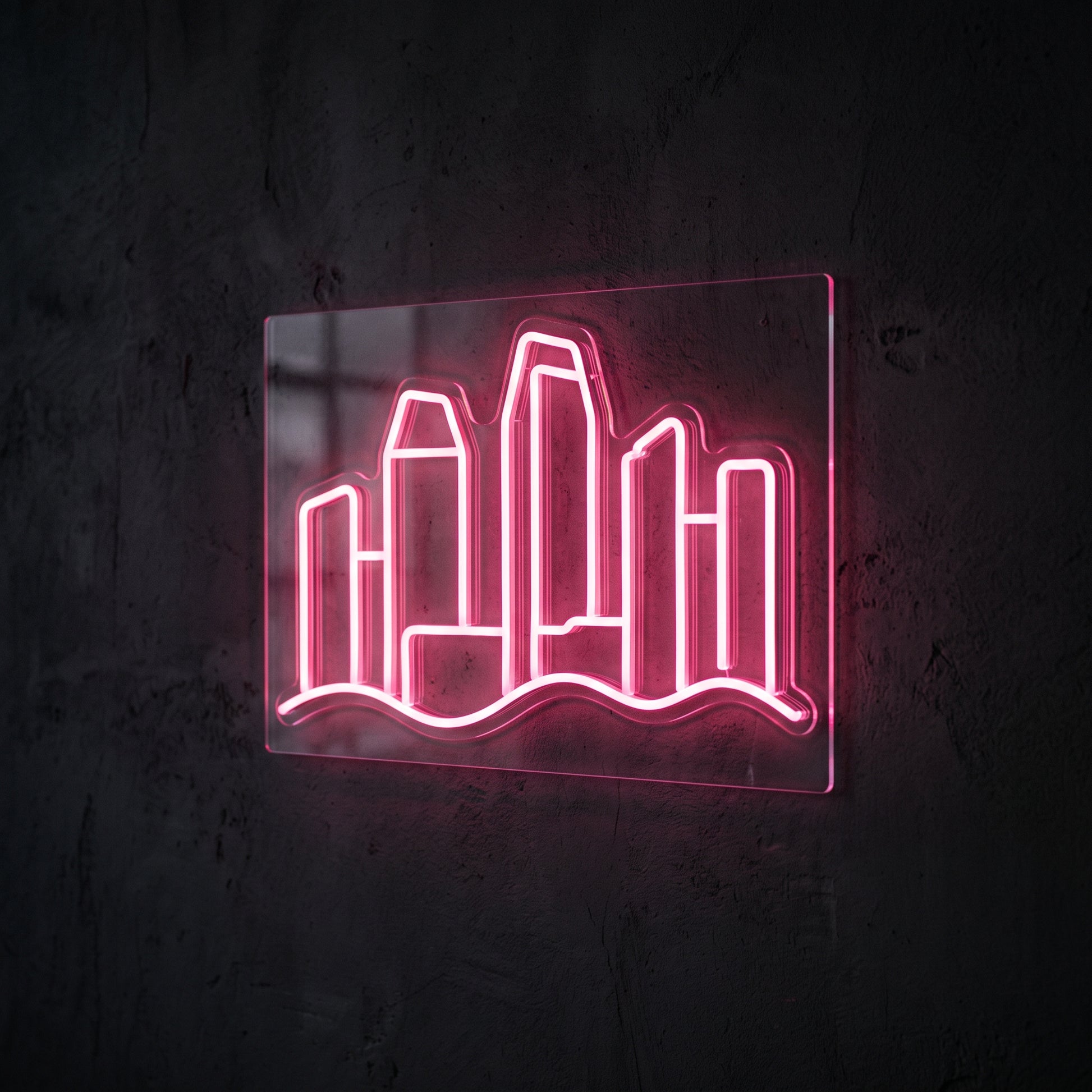 San Diego Skyline Neon Sign