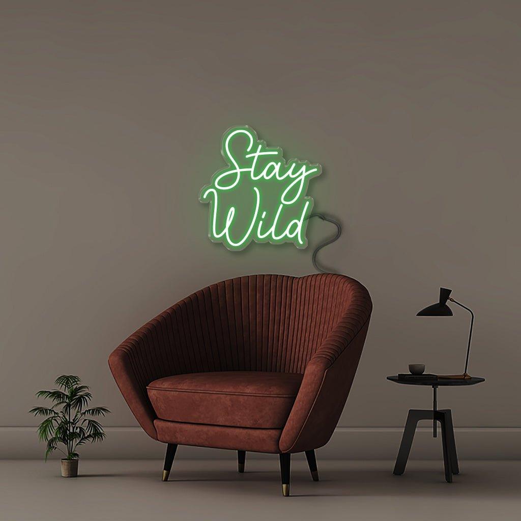 Stay Wild - Neonific - LED Neon Signs - 60cm - White