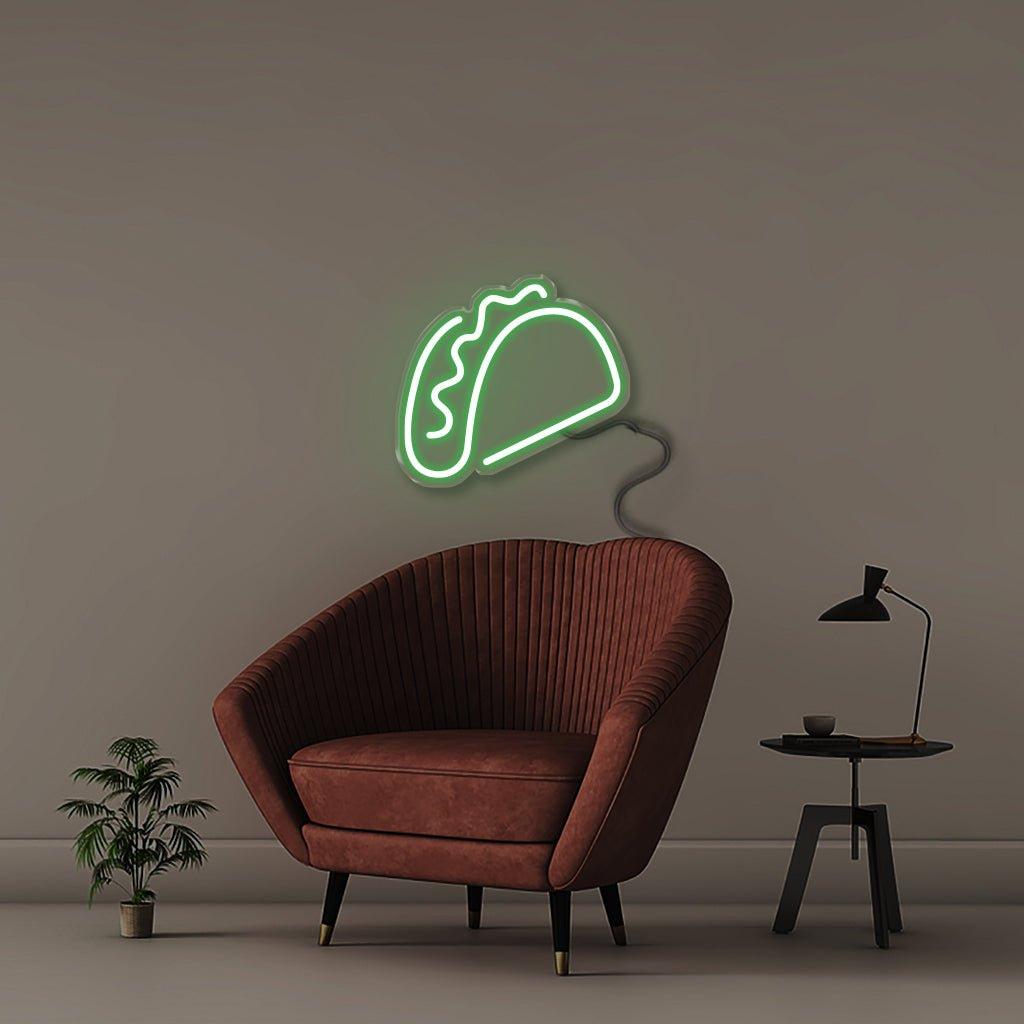 Taco - Neonific - LED Neon Signs - 12" (31cm) - Green