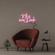 To the moon and back - Neonific - LED Neon Signs - 18" (46cm) - Light Pink
