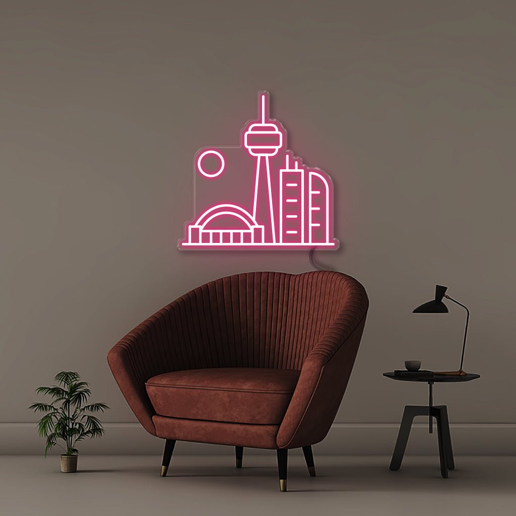 Toronto - Neonific - LED Neon Signs - 18" (48cm) - Pink