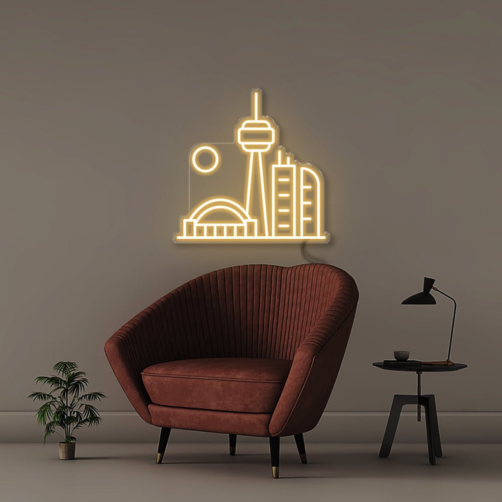 Toronto - Neonific - LED Neon Signs - 18" (48cm) - Warm White