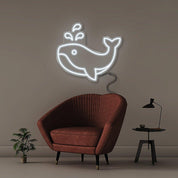 Whale - Neonific - LED Neon Signs - 18" (46cm) - Cool White