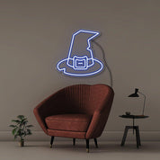 Wizard Hat - Neonific - LED Neon Signs - 18" (46cm) - Blue