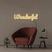 Wonderful - Neonific - LED Neon Signs - 36" (91cm) - Warm White