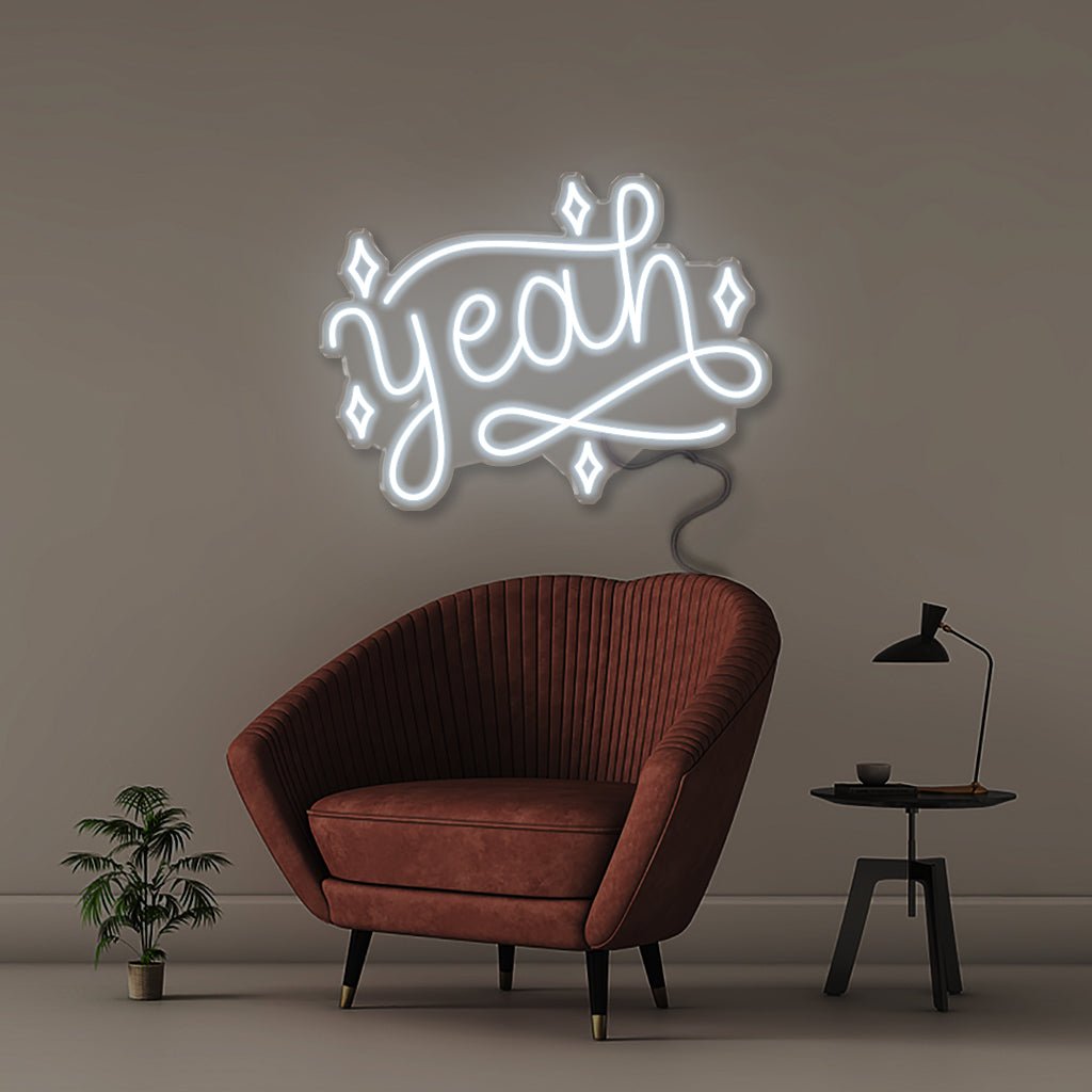 Yeah - Neonific - LED Neon Signs - 24" (61cm) - Cool White