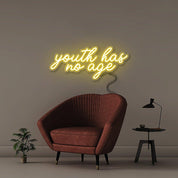 Youth has no age - Neonific - LED Neon Signs - 18" (46cm) - Yellow