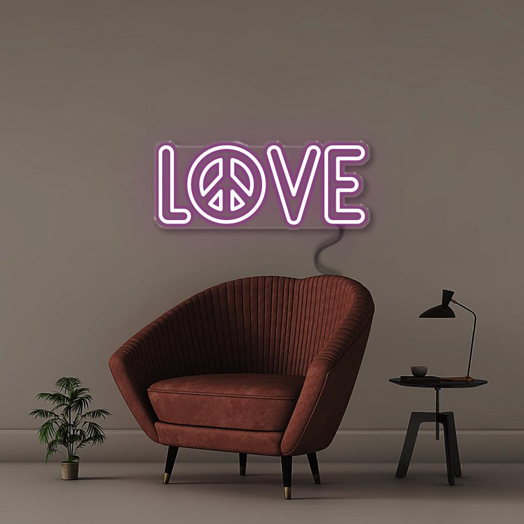 Peace and Love - NEONIFIC